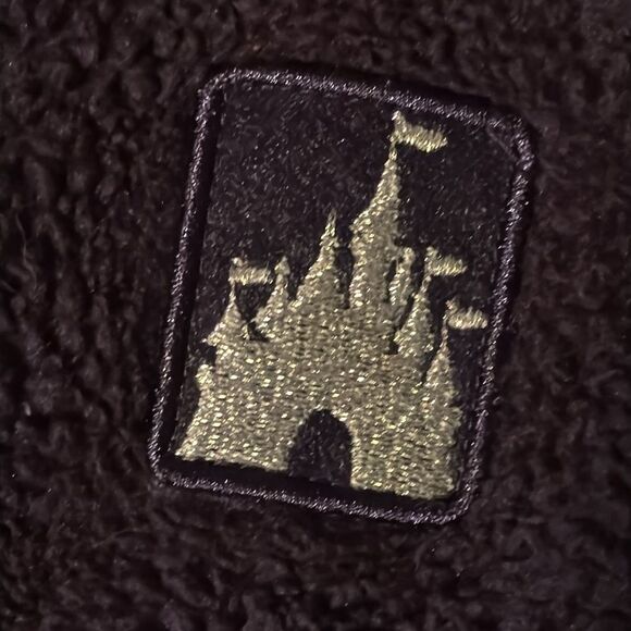 Disney World Disney Parks Fuzzy Navy Blue Fleece Jacket Women’s Size S soft - Picture 3 of 10